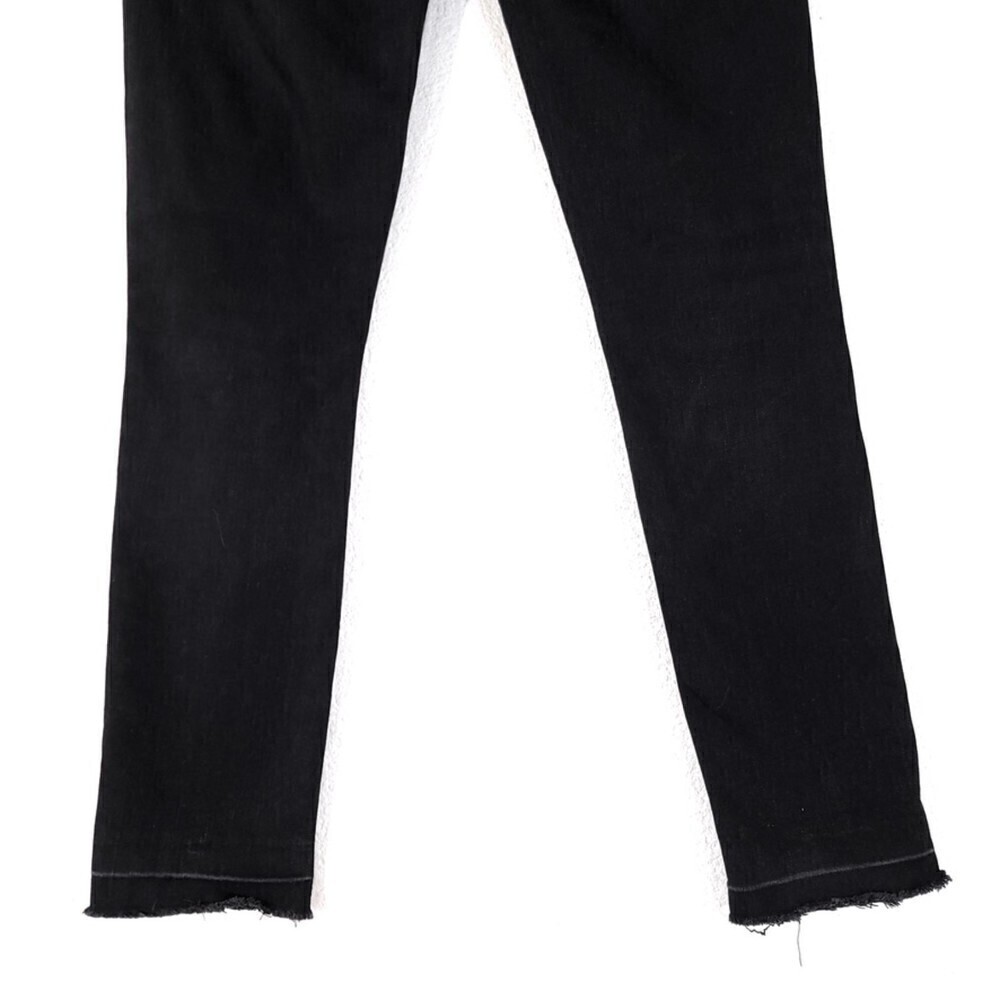 ABERCROMBIE & Fitch Harper Super Skinny Jeans in Distressed Black 27 Y2k Minimal - Picture 11 of 13